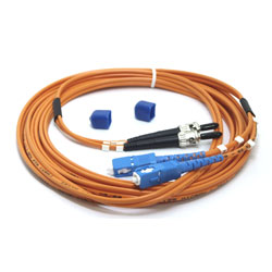 CORDON FIBRE OPTIQUE ST-SC 3mm 1M