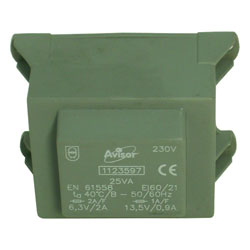 TRANSFO MOULE CI  0/6,3V - 0/13,5V -25VA