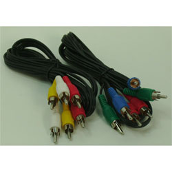 CORDON AUDIO-VIDEO 3 RCA M > M 1 Mtre