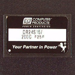 CONVERTISSEUR DIL24 24Vdc >> 15Vdc/200mA