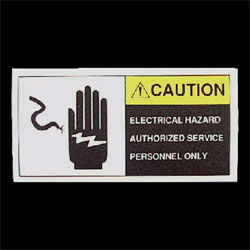 ETIQUETTE > DANGER ELECTRICITE < LOT 5P