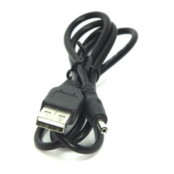 CORDON USB-A MALE > FICHE ALIM 1,3mm