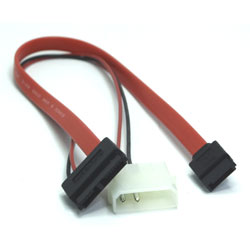 CABLE ALIMENTATION MOLEX-SATA 50cm