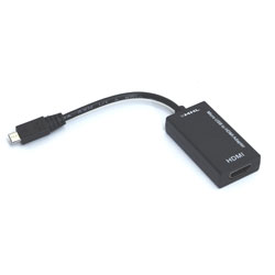 ADAPTATEUR MICRO USB M>HDMI F EN MHL