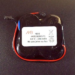 BATTERIE RECH. TEL. 4,8V/280mAH   NiCd