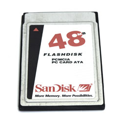 CARTE FLASH MEMORY PCMCIA 48MB