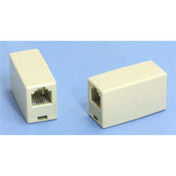RACCORD RJ12 -6P6- FEMELLE-FEMELLE 2 P