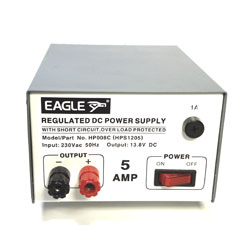 ALIMENTATION REGULEE 13,8 Vdc - 5 Amp.