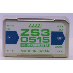 CONVERTISSEUR DC/DC 3W-5V>>>15Vdc- 200mA