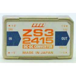 CONVERTISSEUR DC/DC 3W 24V>>+15V 200mA