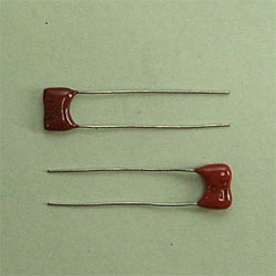 CONDENSATEUR MICA  ARGENTE 51,1pF 300Vcc