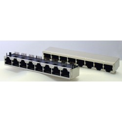 CONNECTEUR CI - 8 x RJ45 FEMELLES BLINDE