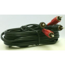 CORDON AUDIO 2 RCA MALE/MALE--4 METRES