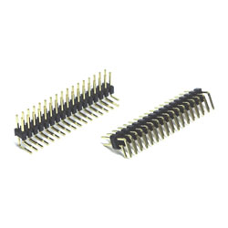 BARRETTE MALE 2x17Pts 2-54 CI COUDE 50 P