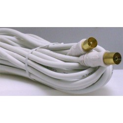 CORDON COAXIAL 9,52mm MALE/FEMELLE--5M