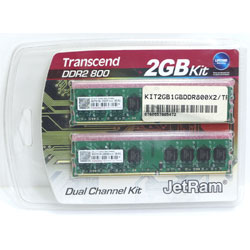 MEMOIRE RAM DDR2 2X1Go-800MHz -DIMM