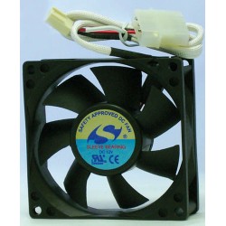 VENTILATEUR 80X80 12VDC PLASTIQUE