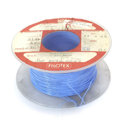 CABLE WRAPPING AWG26 0,12mm BLEU
