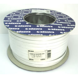 CABLE TELEPHONE PLAT BLANC 8 COND.100M