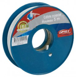 CABLE COAXIAL TV 75ohms RX:5 METRES