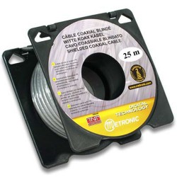 CABLE COAXIAL TV 75ohms RX:25 METRES