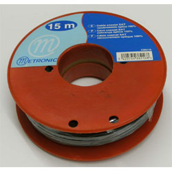 CABLE COAXIAL 75 Ohms NOIR  RX:15 Mtres