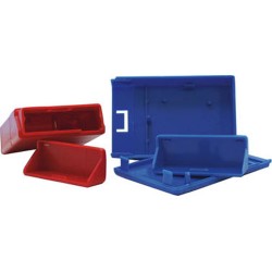 COFFRET PLASTIQUE C10  ROUGE LOT DE 10 P