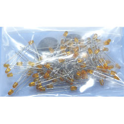 LEDS 3MM ORANGE LOT 6 SACHETS 100 Pices