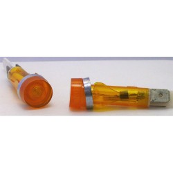 VOYANT NEON ROND 220V ORANGE--- 2 PIECES