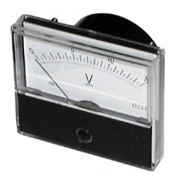 GALVANOMETRE VOLTMETRE 15V 70x60
