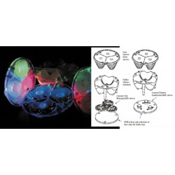 OPTIQUE 12 POUR 3 LEDS LUXEON