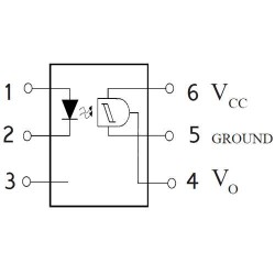 H11L1SM SO-6 ROHS ISOCOM