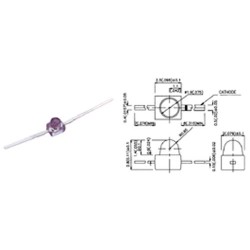 LED SUBMINIATURE  HLMP-6000 ROUGE