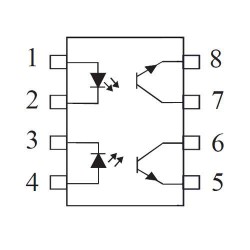 ILD2X DIL-8 ROHS ISOCOM