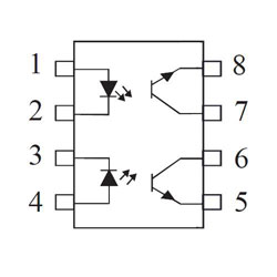 ILD5X DIL-8 ROHS ISOCOM