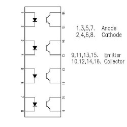 IS2801-4-IS SO-16 ROHS ISOCOM