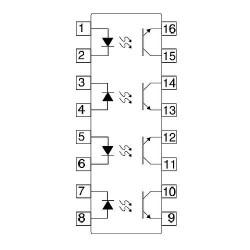 IS849X DIL-16 ROHS ISOCOM