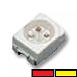 LED CMS 3,5x2,8 BICOLORE ROUGE JAUNE