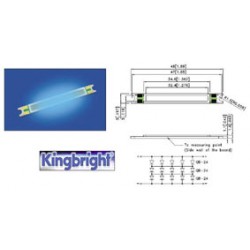 BARREAU 15 LEDS BLEU KINGBRIGHT 45lm