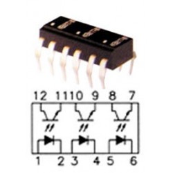 PHOTOCOUPLEUR TRIPLE  KB837-M