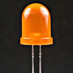 LED KINGBRIGHT 10 L-813ED ORANGE 100mcd