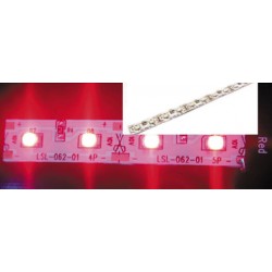 BANDE LUMINEUSE A LED ROUGE RIGIDE