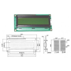 AFFICHEUR LCD 1 X 16 CARACTERES