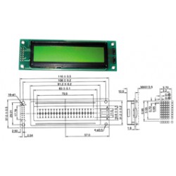 AFFICHEUR LCD 2 x 20 CARACTERES