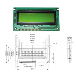 AFFICHEUR LCD 2 x 16 CARACACTERES