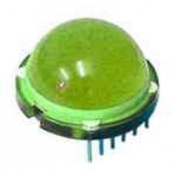 LED DIAMETRE 20mm STANDARD VERTE 80mcd