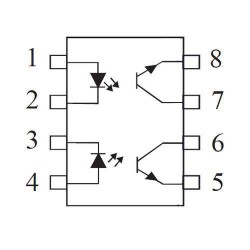 MCT6X DIL-8 ROHS ISOCOM