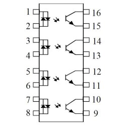 TIL196 DIL-16 ROHS ISOCOM