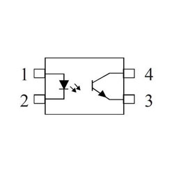 TLP521-1X DIL-4 ROHS ISOCOM