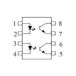 TLP521-2 DIL-8 ROHS ISOCOM